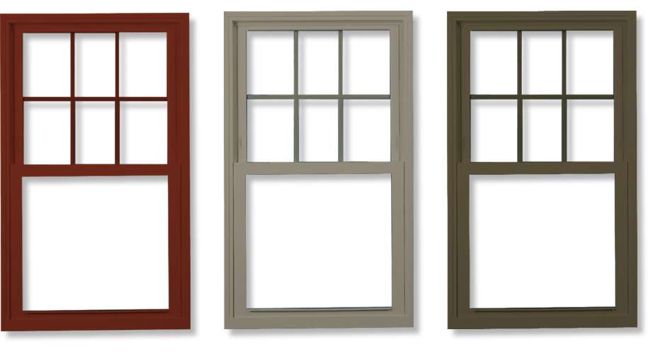 cornerstone xt replacement windows in red cocoa and sandstone standard colors