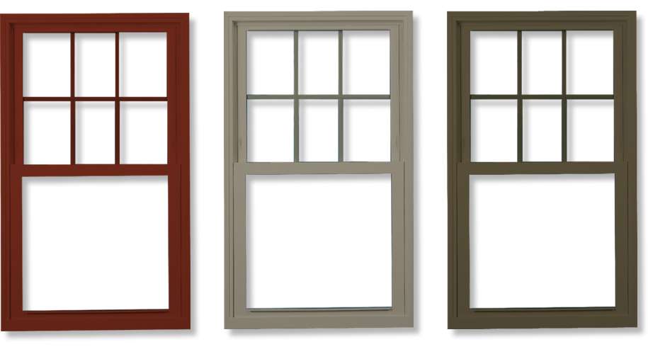 cornerstone xt replacement windows in red cocoa and sandstone standard colors